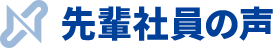 先輩社員の声
